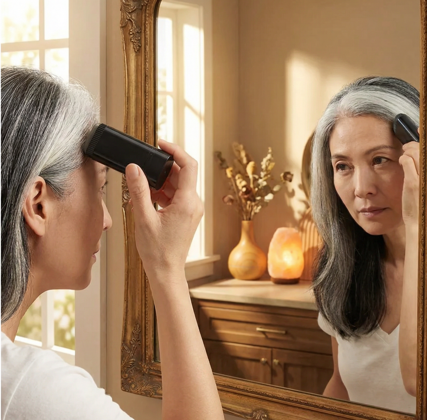 2‑in‑1 Touch‑Up Comb Hair Dye – Waterproof & Sweat‑Proof