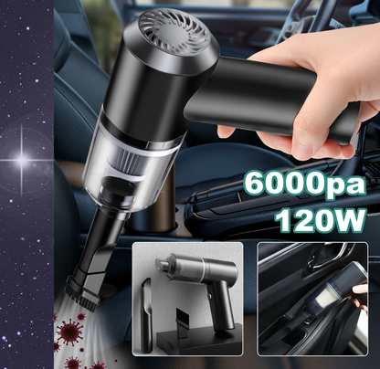 3-in-1 Pro: High-Suction Wireless Car Vacuum & Jet Blower