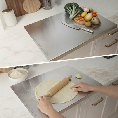 The Premium Stainless Steel Chopping Board