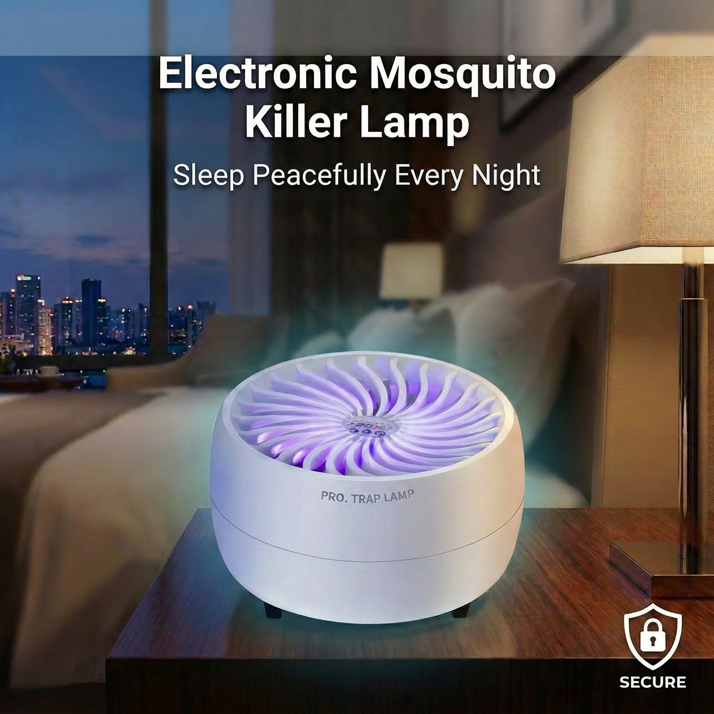 Electronic Mosquito Killer Lamp – Silent UV Indoor Trap